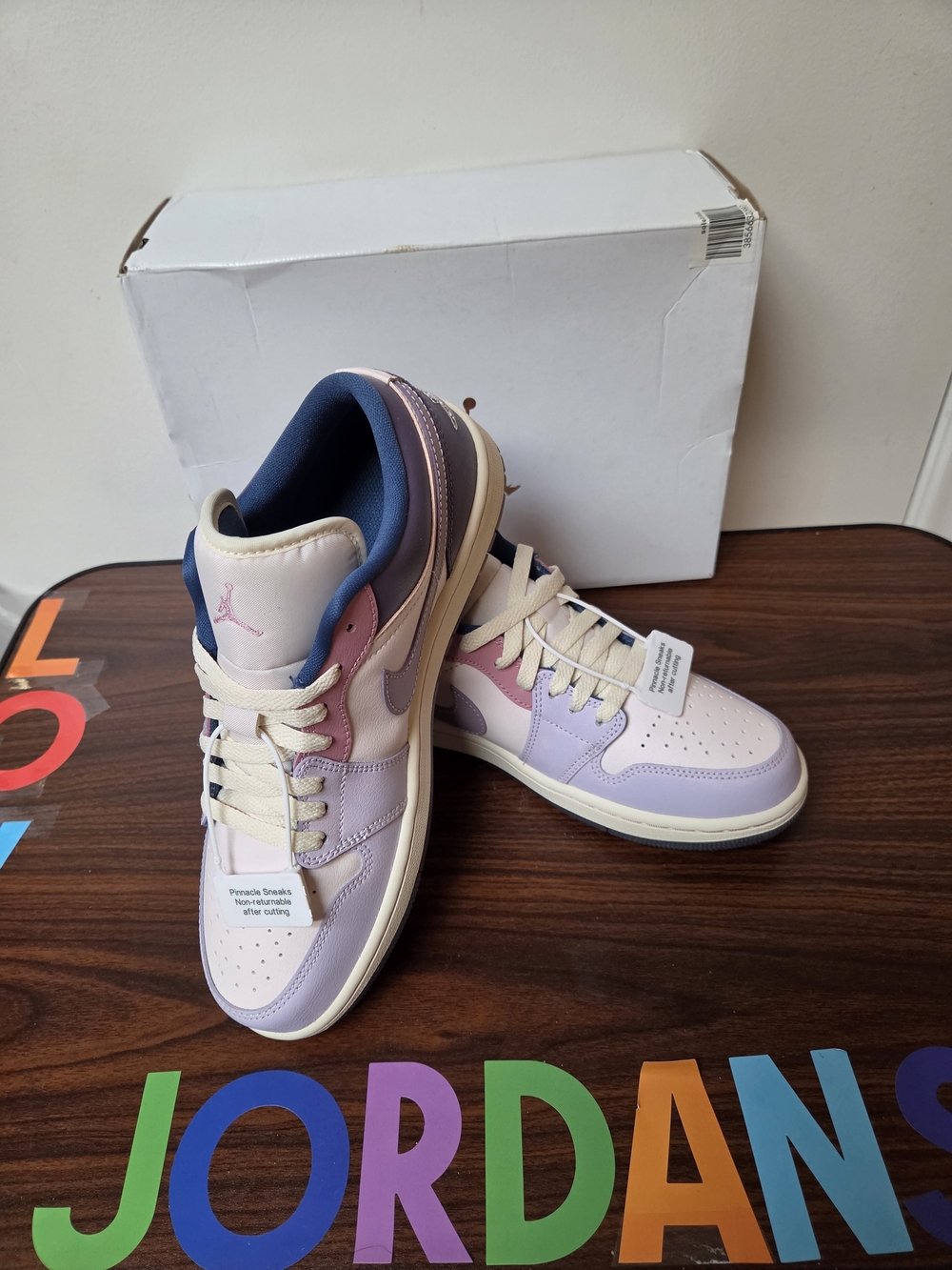 Brand New Air Jordan Low Retro - Pastel Lavender & Pink Women's Sneakers